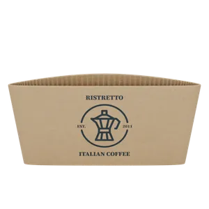 Corrugated Cup Sleeve - Custom Aprons Now