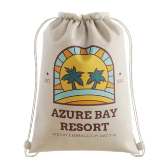 Custom Cotton Drawstring Bag - Custom Aprons Now