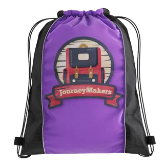 Side-Accents Drawstring Bag - Custom Aprons Now