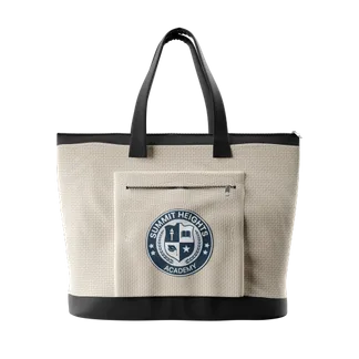 Cotton Zipper Tote Bag - Custom Aprons Now