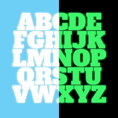 Whole Letters Pack Whole Letters Pack - Custom Aprons Now