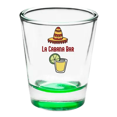 Clear Glass Shot Glass - Custom Aprons Now