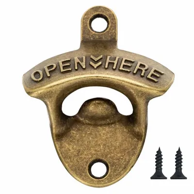 Brass Bottle Opener - Custom Aprons Now
