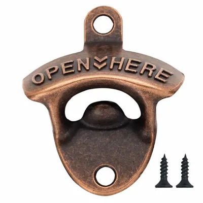 Copper Bottle Opener - Custom Aprons Now