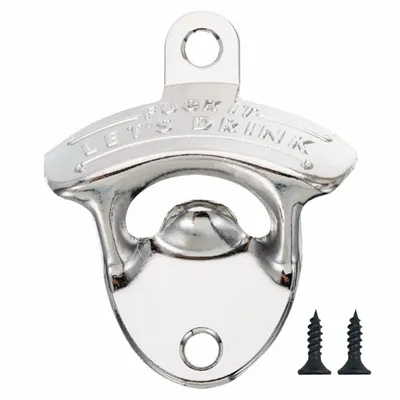 Shining Silver Bottle Opener - Custom Aprons Now