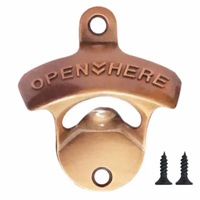 Rose Gold Bottle Opener - Custom Aprons Now