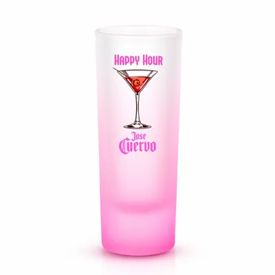 Tall Shot Glass - Colored & Frosted - Custom Aprons Now